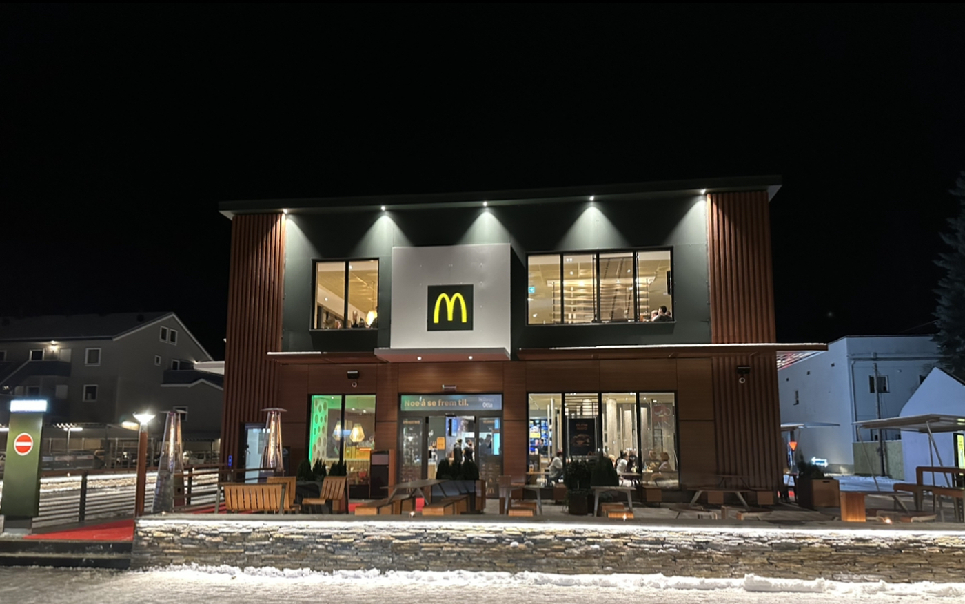 McDonalds har åpnet på Otta